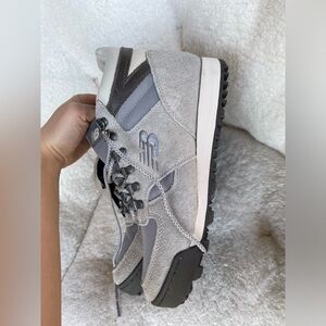 NEW BALANCE - Rainier Suede And Mesh Trainers Gray Shoes Men's